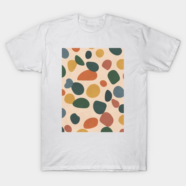 Terrazzo Pebbles 2 T-Shirt by Colorable